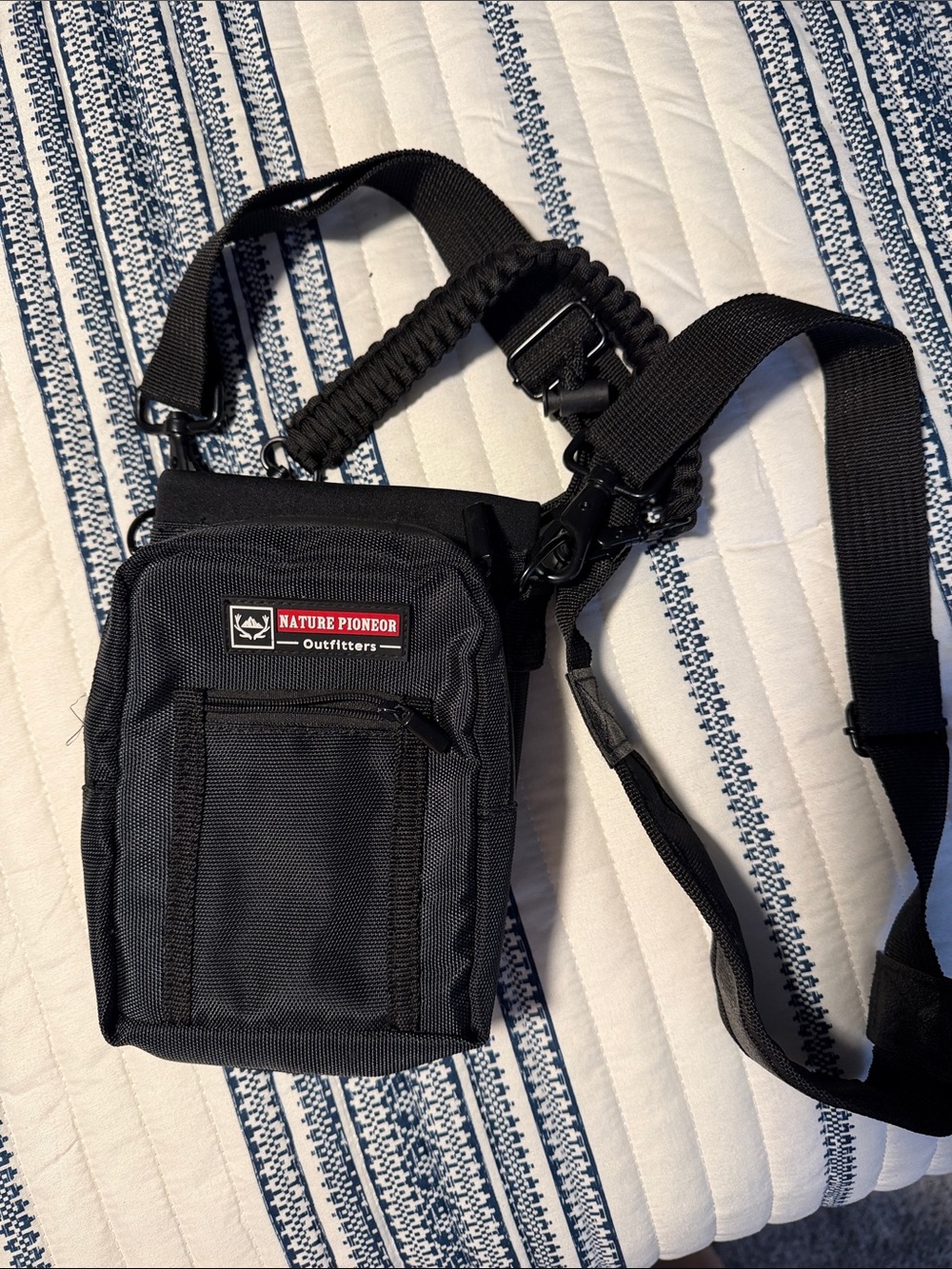 Black Waterbottle Crossbody Sling Bag